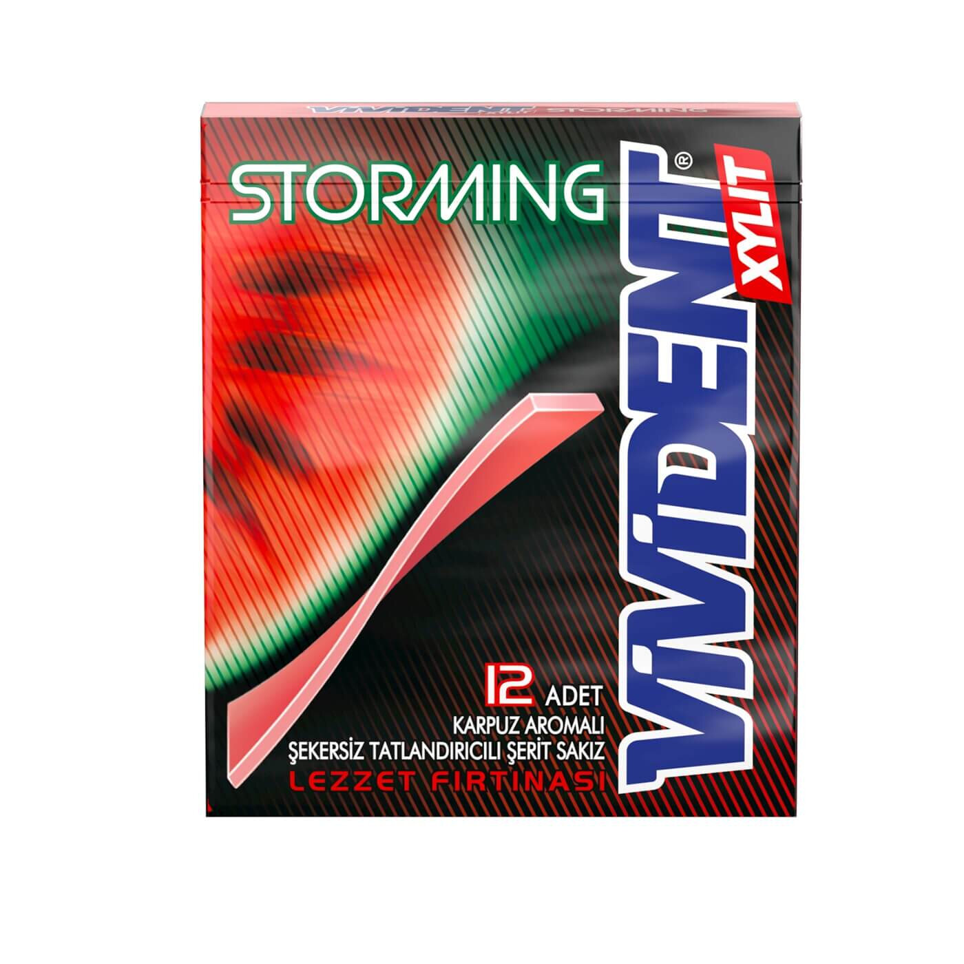 Vivident Cüzdan Sakız Storming Karpuz 33 gr