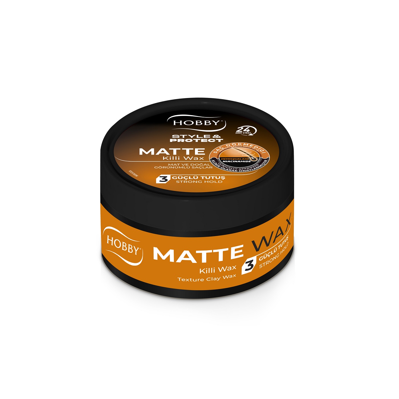 Hobby Mat Wax Style & Protect 24 Saat Etkili 125 ml