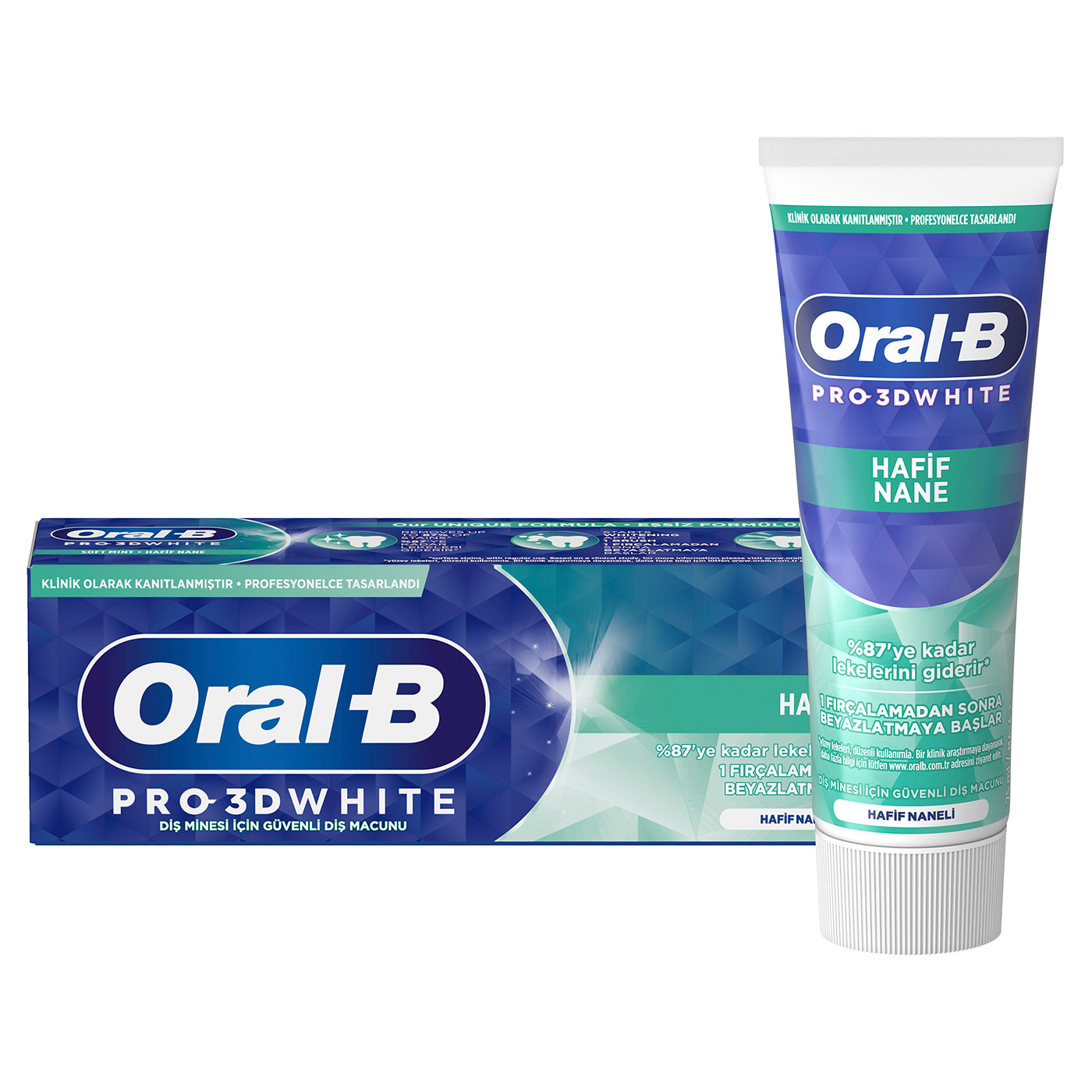 خمیر دندان Oral-B Pro-3D White Advanced Luxe نعناع ۷۵ میلیلیتر