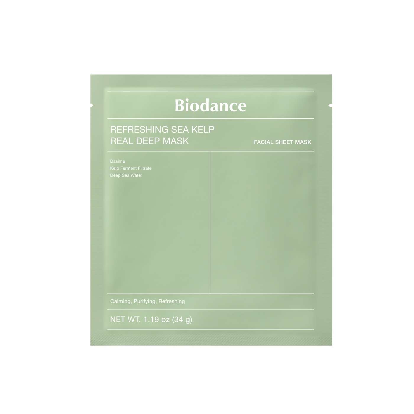 Biodance Refreshing Sea Kelp Mask 34 g